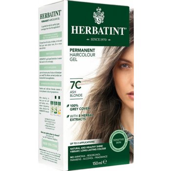 Herbatint permanentní barva na vlasy popelavá blond 7C 150 ml
