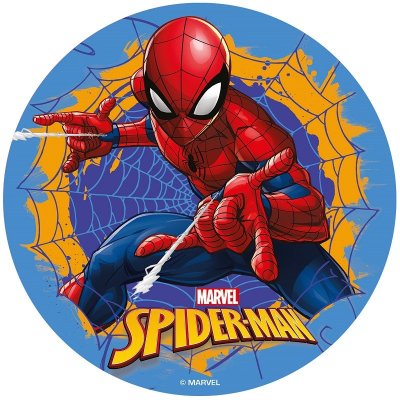 Obrázek Jedlý papír Spiderman Modrý – Zbozi.Blesk.cz