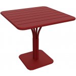 Fermob Luxembourg Pedestal 80 x 80 cm kovový stůl Červený – Hledejceny.cz