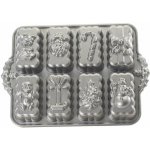 Nordic Ware forma na mini bábovky Vánoce 300 ml/8 ks stříbrná – Zboží Mobilmania
