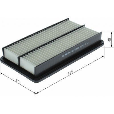 Vzduchový filtr BOSCH 1 987 429 188 – Hledejceny.cz