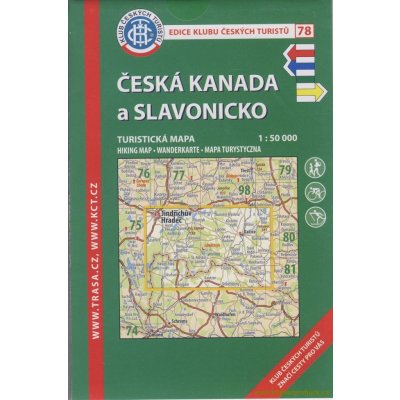 Česká Kanada a Slavonicko 1:50 000