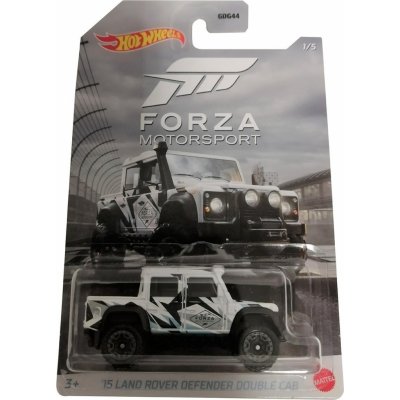 Mattel Hot Weels angličák 7/10 HOT TRUCKS 2018 15 Land Rover Defender Double Cab – Zboží Dáma