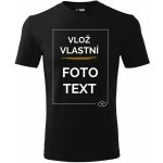 Tričko s potiskem černá – Zboží Dáma