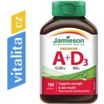 Jamieson Vitamíny A+D 10000/800IU Premium 100 kapslí – Hledejceny.cz