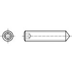 PROFISTYL DIN 914 šroub stavěcí vnitřní šestihran s hrotem nerez A2 Varianta: DIN 914 šroub stavěcí IMBUS s hrotem nerez A2 M8x8 – Zboží Mobilmania