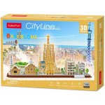 CubicFun 3D puzzle CityLine panorama: Barcelona 186 ks – Zbozi.Blesk.cz