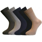 FINE MAN pánské bavlněné ponožky 100% bavlna černá