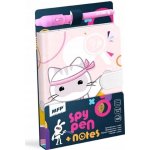 Blok s magnetem SPY NOTES fialový – Zboží Mobilmania