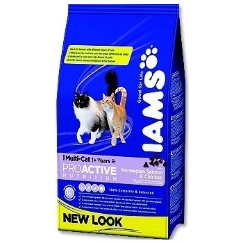 Iams ProActive Health Adult Multi Cat kuře & losos 15 kg