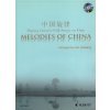 Noty a zpěvník Melodies of China + CD příčná flétna 18 čínských lidových písniček