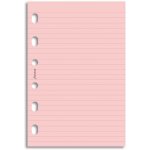 Filofax papír linkovaný růžový, 20 listů – Zboží Živě