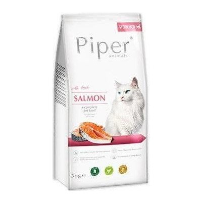 DOLINA NOTECI Piper Animals s lososem pro sterilizované kočky 3 kg