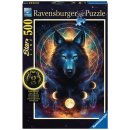 Ravensburger Svítící Měsíční vlk 500 dílků