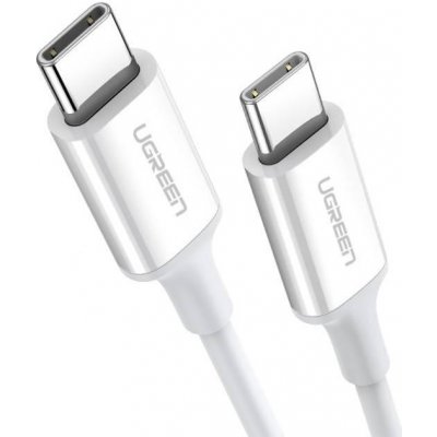 Ugreen US264 USB-C na USB-C, 60W, 0,5m, bílý – Zboží Mobilmania