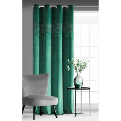 HOTOVÝ ZÁVĚS SENA 140X250 CM ZELENÁ – Hledejceny.cz