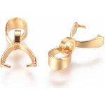 Šlupna nerezová s očkem malá zlatá – Hledejceny.cz