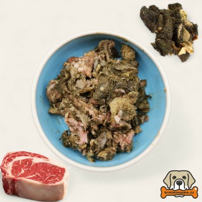 Krmimmasem.cz BARF Jelen s dršťkou 1 kg – Sleviste.cz