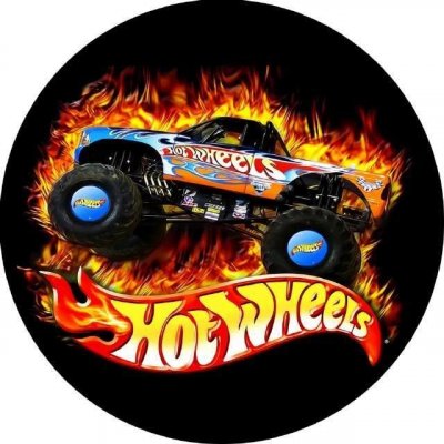 Jedlý papír Hot Wheels 19,5cm Pictu Hap – Zboží Dáma