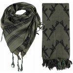 Šátek Mil-tec Shemagh Pušky zeleno černý – Zboží Dáma