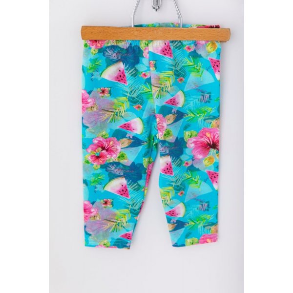Dětské kalhoty Lily Grey Legíny Tropical Summer
