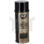 K2 Rychleschnoucí černá strukturální barva na plasty Bumper Spray, 400 ml (černá) – Zboží Mobilmania