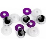 Oči glitrové s pojistkou Ø25 mm Barva: Oči glitrové s pojistkou Ø25 mm fialová +doprava zdarma při nákupu nad 1990 Kč+dárek zdarma – Zboží Dáma
