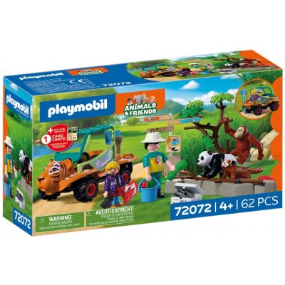 PLAYMOBIL 72072 Zoo: Vozidlo ošetřovatele zvířat – Zboží Dáma