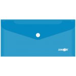 Obal s patentkou PP/DL, průhledný/modrý – Zboží Živě