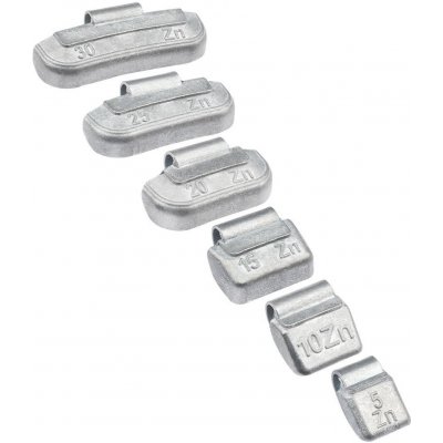 Akční sada zinková závaží pro plechové disky, 5 - 30g, Fivestars - 30-00-60 – Hledejceny.cz