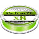 Varivas Šňůra Max Power PE X8 Lime Green 150m 0,165mm