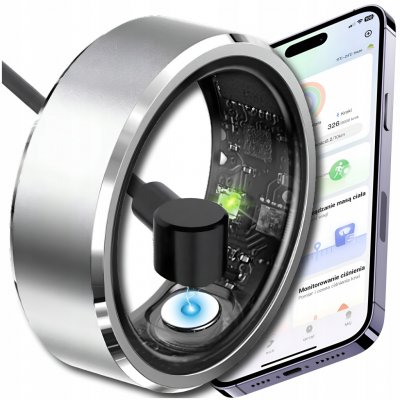 ZeeTech SmartRing R05 velikost 23 stříbrný – Zboží Mobilmania