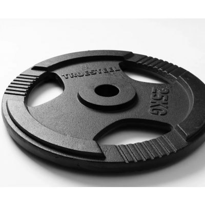 TRUESTEEL Litinové Tri-Grip kotouče 50 mm 25 kg – Zboží Dáma