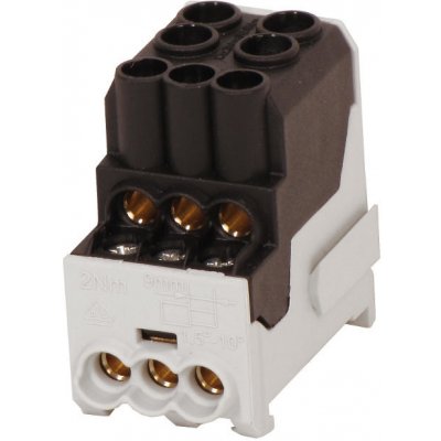 Eleman UVB 100 L rozbočovací blok na DIN lištu černý max 101A/1000V /1003201/ – Zbozi.Blesk.cz