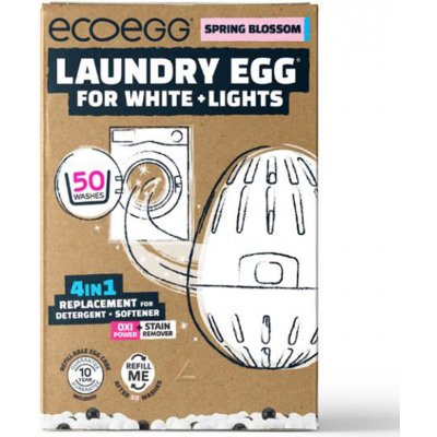 Ecoegg Vajíčko na praní na bílé prádlo Jarní květy na 50 pracích cyklů – Zboží Mobilmania