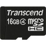 Transcend microSDHC 16 GB Class 4 TS16GUSDC4 – Zboží Mobilmania