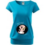 Těhotenské tričko Haloo mamí slyšíš mě? Fialová – Zboží Mobilmania