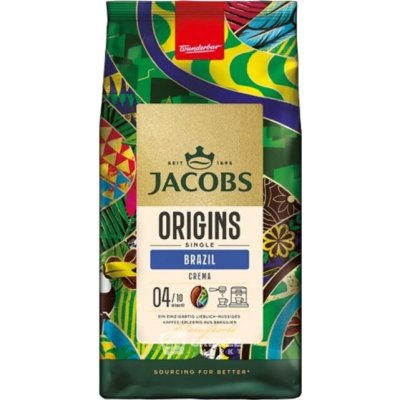 Jacobs Káva Arabica Origins Brazil zrnková 1 kg – Hledejceny.cz