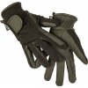 HKM Zimní rukavice z umělé kůže černé