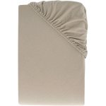 LIVARNO Žerzejové napínací prostěradlo hnědé 90-100x200 – Zboží Dáma