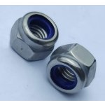 Matice M10 samojistná s nylonem | vysoká | nerez A2 – Sleviste.cz