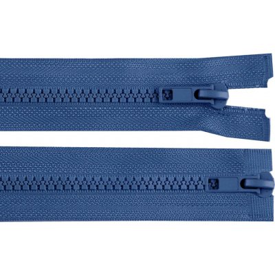 Zip kostěný No 5 dělitelný 2 jezdce / dvoucestný 70 cm bundový Varianta: 220 modrá jeans tmavá, Balení: 1 ks – Hledejceny.cz