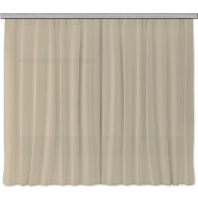 Textilní závěs Tmavě Béžový FCS XL 4819 - 180 x 160 cm – Hledejceny.cz