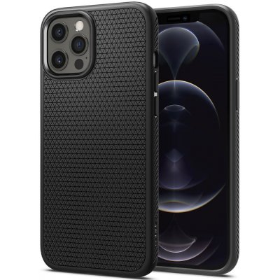 Pouzdro Spigen Liquid Air iPhone 12 Pro Max, černé – Zboží Mobilmania