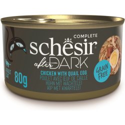 Schesir Cat After Dark Paté kuře/vejce 80 g