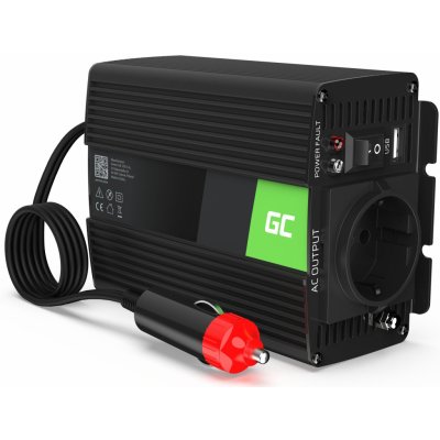 Green Cell INV29 12V/230V 150W/300W čistý sinus