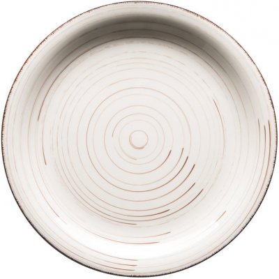 Mäser Keramický mělký talíř Bel Tempo 27 cm béžová – Zboží Mobilmania