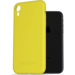 AlzaGuard Matte TPU Case pro iPhone Xr žlutý