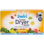 Swirl ubrousky do sušičky s vůní Tropického ovoce 35 ks – Sleviste.cz