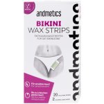 Andmetics voskové depilační pásky na oblast bikin 20 ks – Sleviste.cz
